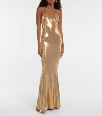 Robe longue lamée | Norma Kamali