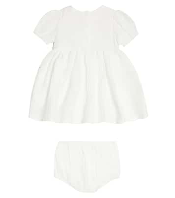 Baby set of cotton dress and bloomers | Stella McCartney Kids