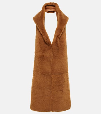 Sciarpa in shearling con cappuccio | Loro Piana