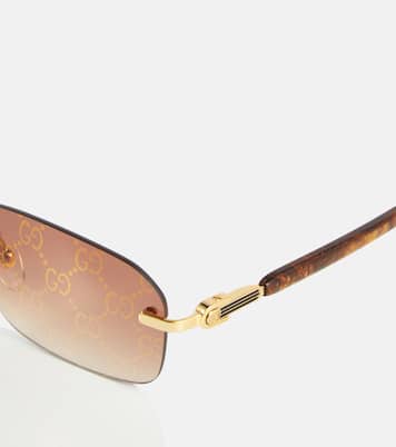 Gafas de sol rectangulares con GG  | Gucci