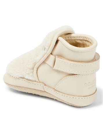 Baby Schuhe Richy aus Leder und Faux Shearling | Donsje