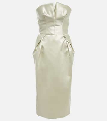 Abito midi in raso | Maison Margiela