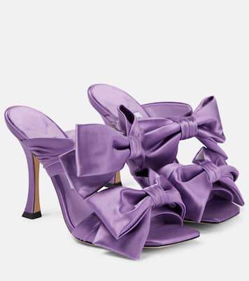 Flaca 100 satin mules | Jimmy Choo