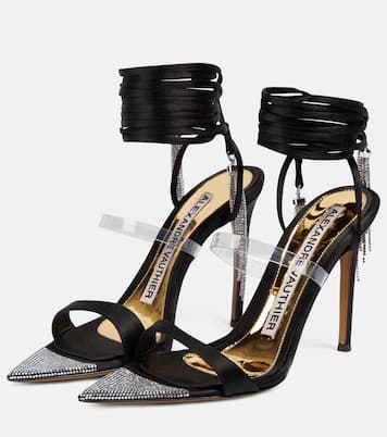 Metafisico 105 crystal-embellished sandals | Alexandre Vauthier