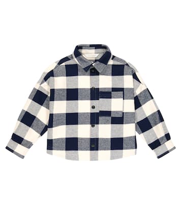 Hemdjacke aus Baumwolle | Palm Angels Kids