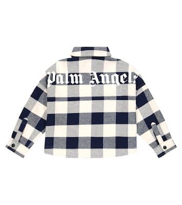 Hemdjacke aus Baumwolle | Palm Angels Kids