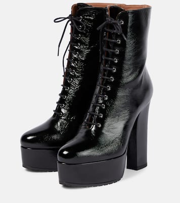 Botines con plataforma de piel | Alaïa