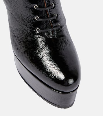 Botines con plataforma de piel | Alaïa