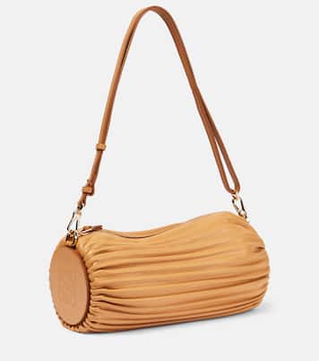 Bracelet pleated leather shoulder bag | Loewe