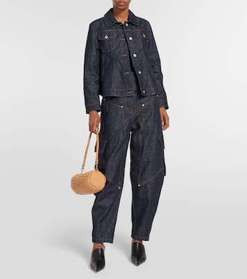 Bracelet pleated leather shoulder bag | Loewe