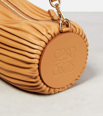 Bracelet pleated leather shoulder bag | Loewe
