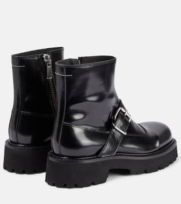 Botines de piel con hebilla | MM6 Maison Margiela