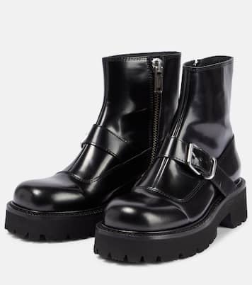 Botines de piel con hebilla | MM6 Maison Margiela