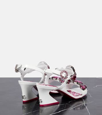 Verzierte Sandalen aus Leder | Dolce&Gabbana