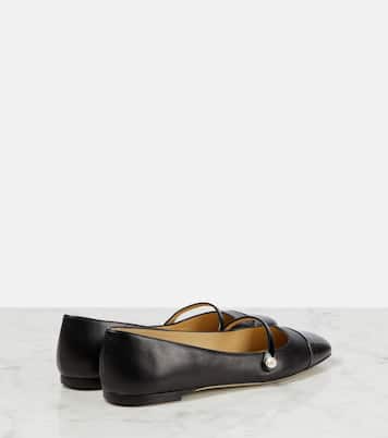Ballerinas Elisa aus Leder | Jimmy Choo