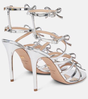 Sandali Silver Love Bow in pelle | Giambattista Valli