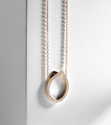 Antifer 18kt rose gold necklace with diamonds | Repossi