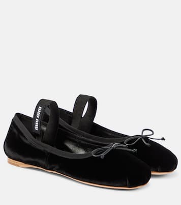 Ballerine in velluto | Miu Miu