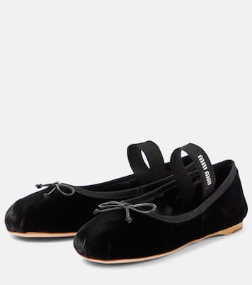 Ballerine in velluto | Miu Miu