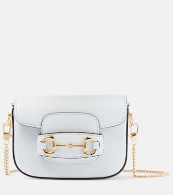 Schultertasche Horsebit 1955 Micro aus Leder | Gucci