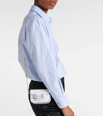 Schultertasche Horsebit 1955 Micro aus Leder | Gucci