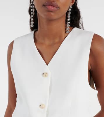 Veste sans manches Clemence en lin mélangé | SIR