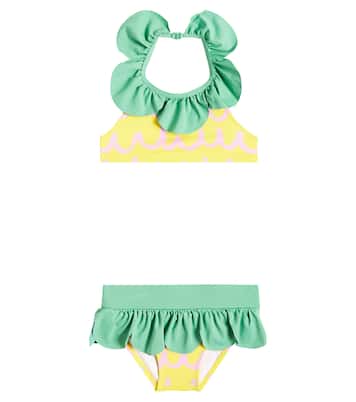 Bikini fruncido estampado | Stella McCartney Kids