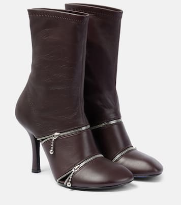 Stivaletti Peep in pelle | Burberry