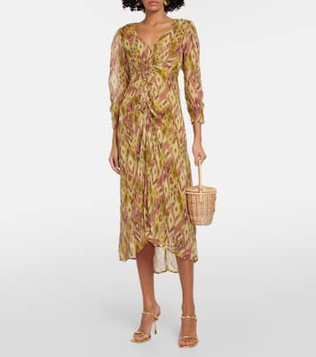 Vestido midi Cailey de georgette | Velvet