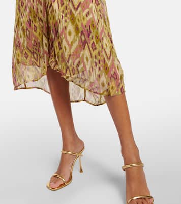 Vestido midi Cailey de georgette | Velvet