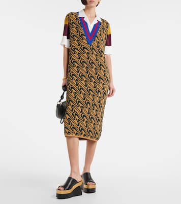 Robe midi intarsia | Dries Van Noten