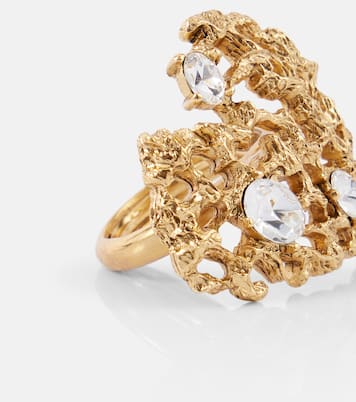 Bague Coral Heart à ornements | Oscar de la Renta