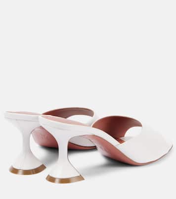 Mules Lupita 70 in pelle | Amina Muaddi