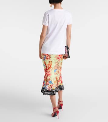 T-shirt Capri in jersey di cotone | Dolce&Gabbana