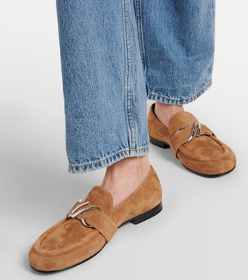 Mocassins Monogram en daim | Proenza Schouler