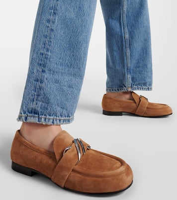 Mocassins Monogram en daim | Proenza Schouler