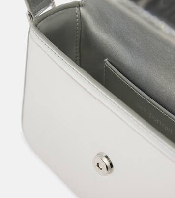Borsa a spalla in pelle metallizzata | Self-Portrait