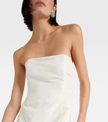 Robe midi bustier en soie | Magda Butrym