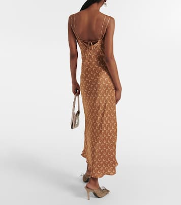 Moon satin slip dress | Marine Serre