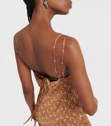 Moon satin slip dress | Marine Serre