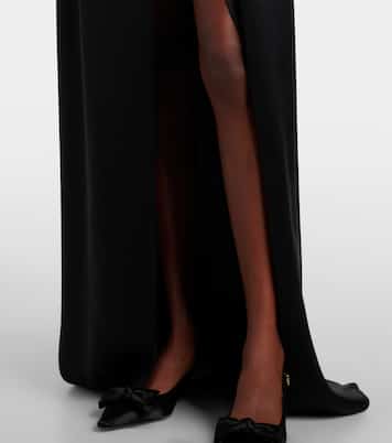 Jupe longue en satin de soie | Dolce&Gabbana