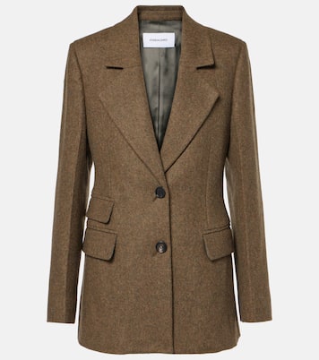 Blazer in flanella di lana vergine | Ferragamo