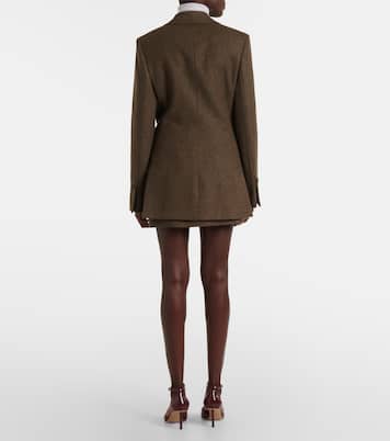 Blazer in flanella di lana vergine | Ferragamo