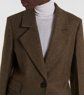 Blazer in flanella di lana vergine | Ferragamo