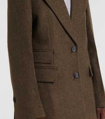 Blazer in flanella di lana vergine | Ferragamo