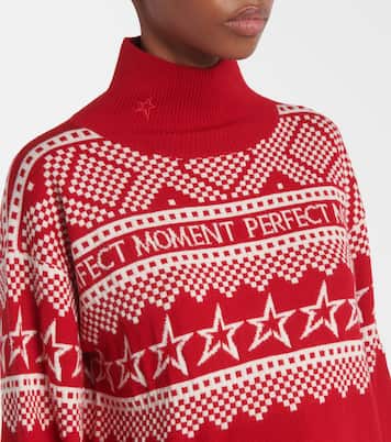 Pullover in lana con intarsio | Perfect Moment