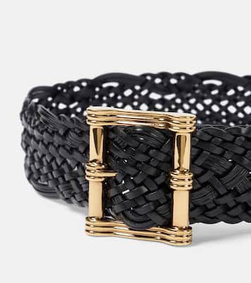Woven leather belt | Etro