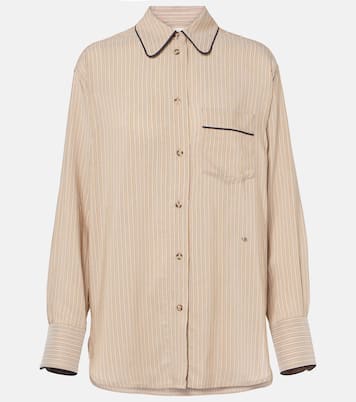 Striped pajama shirt | Victoria Beckham