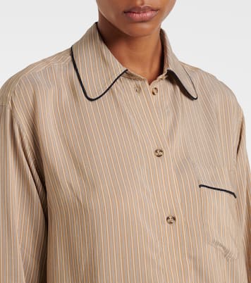 Striped pajama shirt | Victoria Beckham
