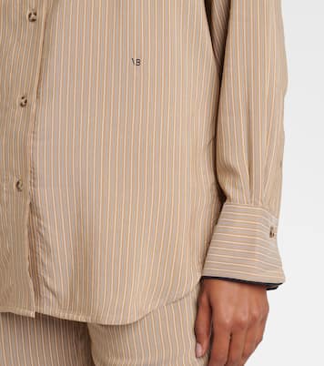 Striped pajama shirt | Victoria Beckham